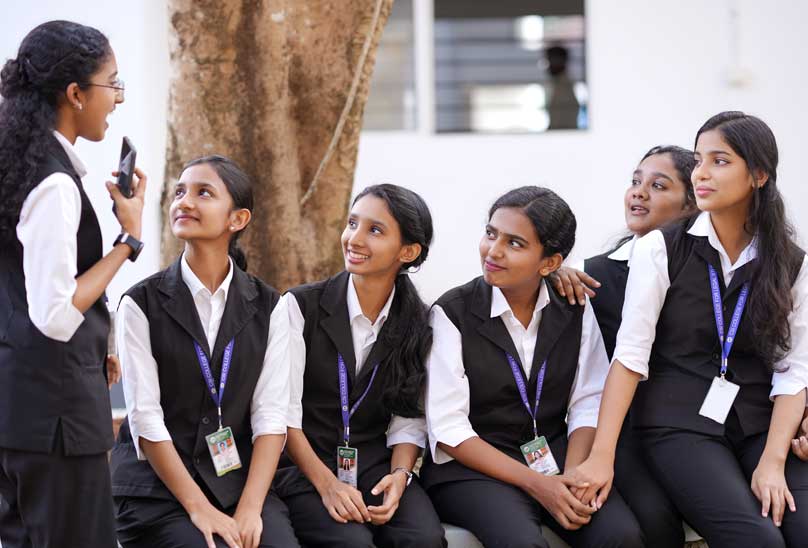 Students involved in community legal awareness programs organized by CSI College for Legal Studies